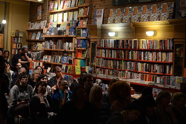 Reading at Drawn and Quarterly Bookstore, Mile End, Montreal. 