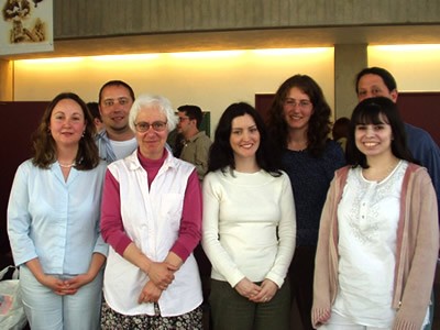 Back row, L-R: Steven Lapidus, Carolyn Shaffer, Dr. Norman Ravvin (Chair). Front Row, L-R: Andrea Gondos, Susan Landau-Chark, Olivia Ward (Assistant to the Chair), Bonnie Goodman. (Missing from picture: JoAnne Stober, Lauren Burger)