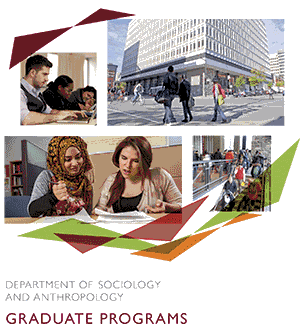 Department of Sociology and Anthropology Graduate Programs brochure