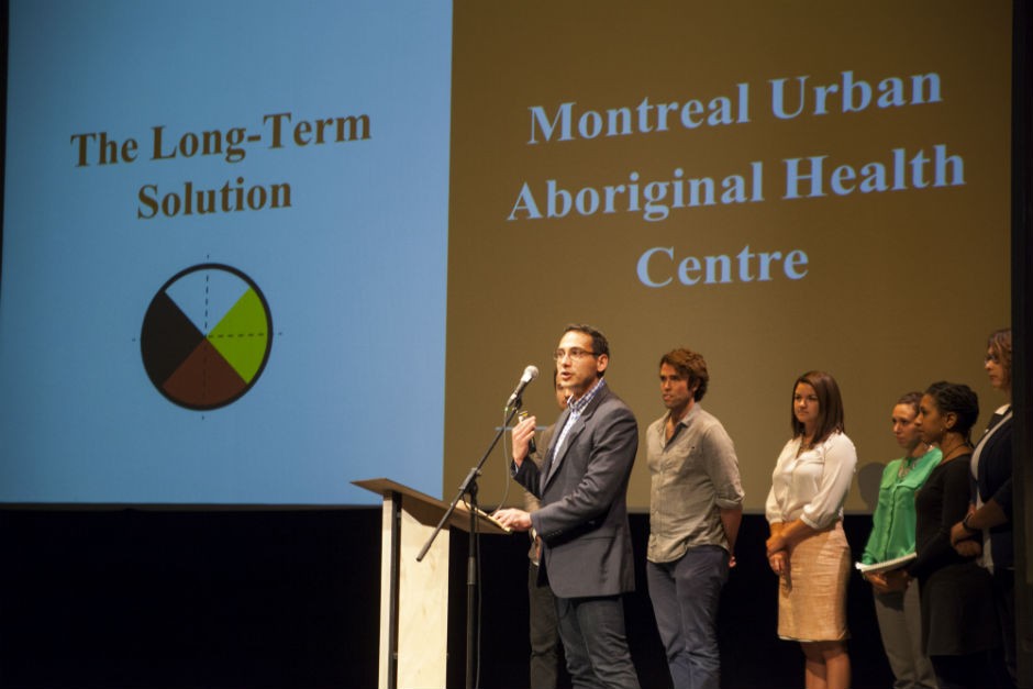 Team members from the Montreal Urban Aboriginal Health Centre