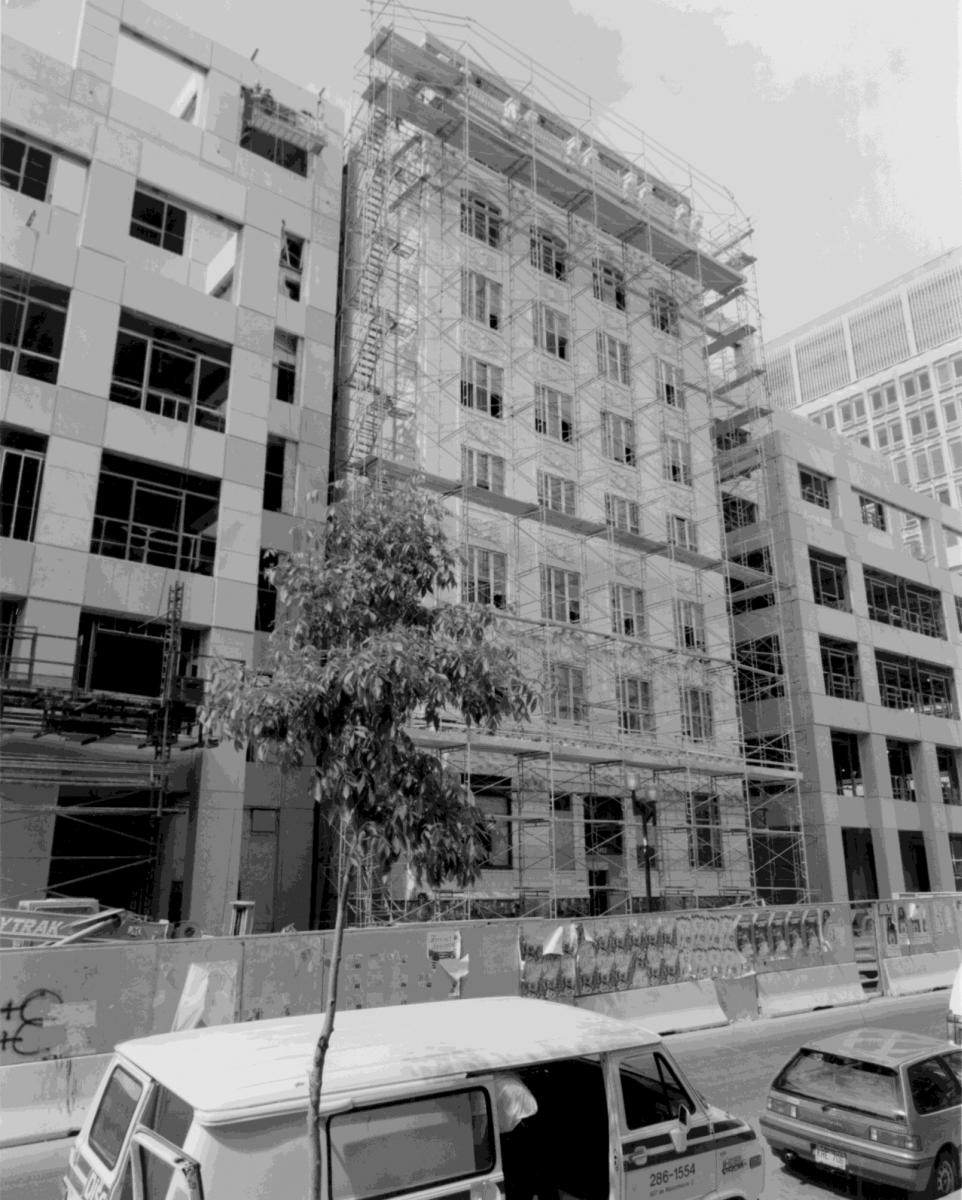 Construction site of the McConnell Building