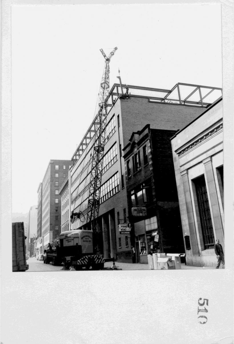 Norris Building under construction