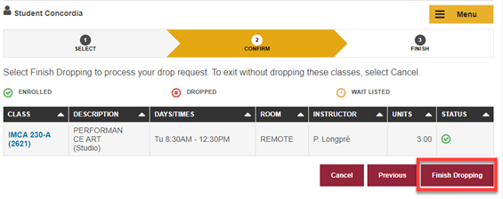 dropclasses dropclasses