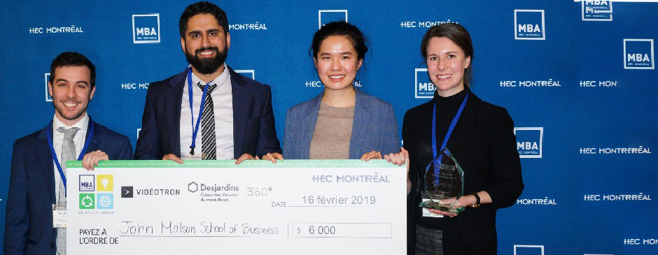 John Molson owns the podium at HEC John Molson owns the podium at HEC