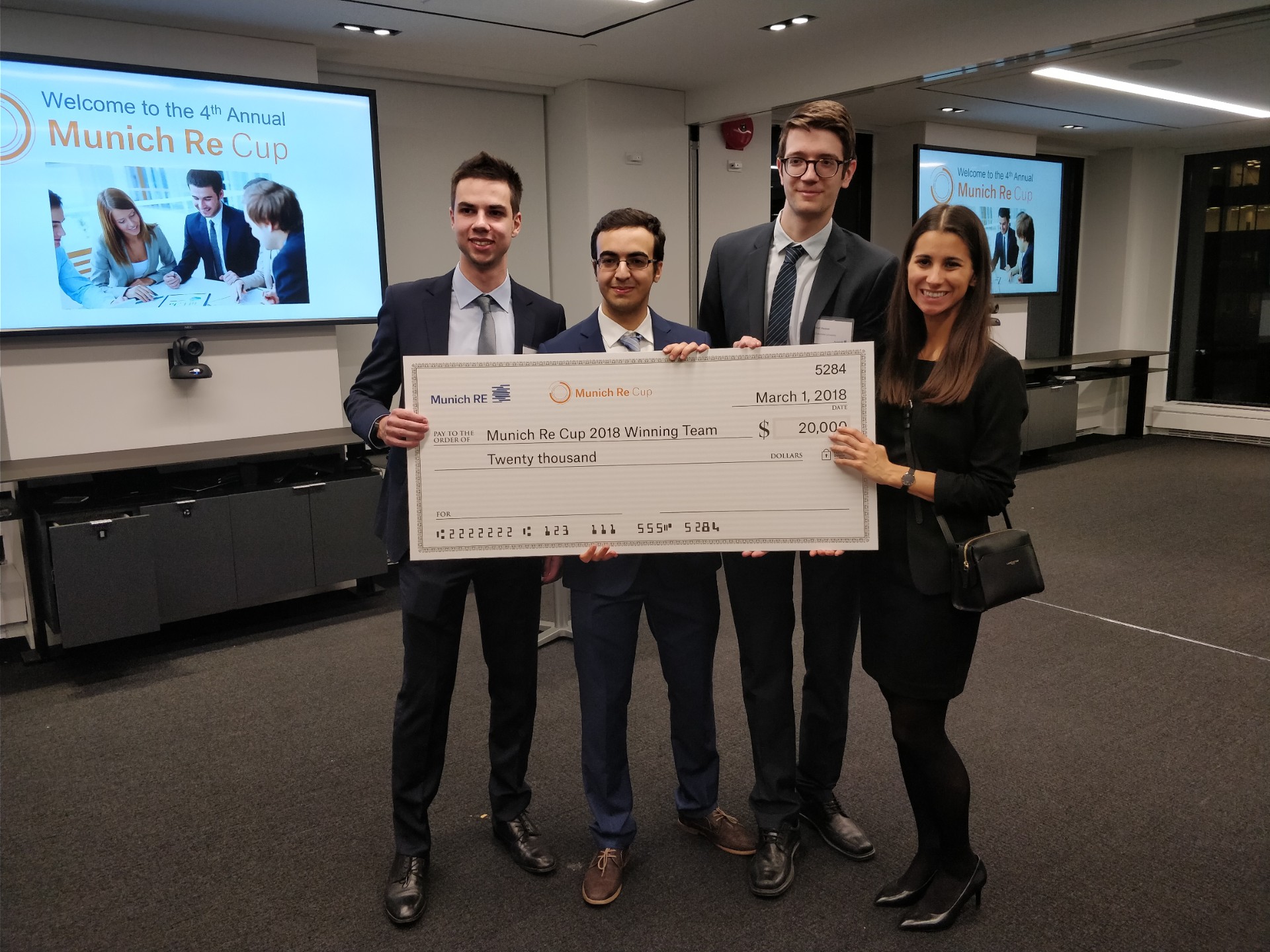 Math / Stats wins big in national actuarial case competition 