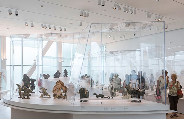 La Collection Brousseau, the permanent exhibition of Inuit art at the Musée National des Beaux-arts du Quebec. Photo courtesy of MNBAQ. 