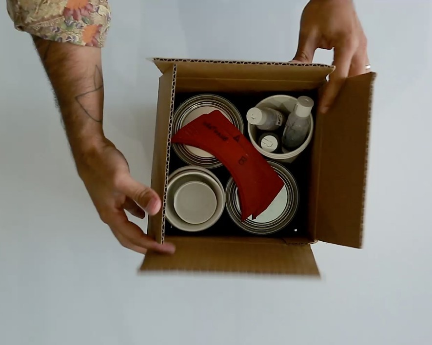 Video: Unboxing take-home sculpture kits