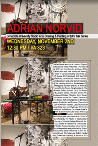 Painting and Drawing Series Talks: ADRIAN NORVID