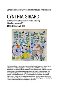 Painting and Drawing Artist Talks: CYNTHIA GIRARD
