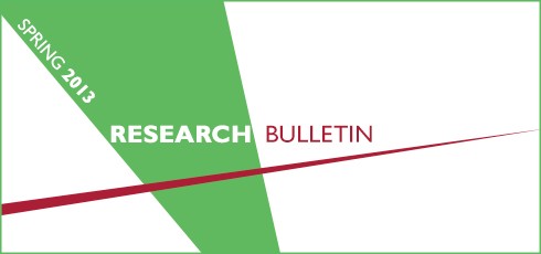 The latest edition of the John Molson School of Business (JMSB) Research Bulletin for 2013, is now available for viewing.
