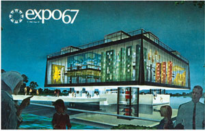 Quebec Pavilion postcard. 