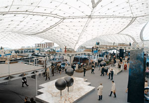 Interior Federation of the Republic of Germany pavilion.