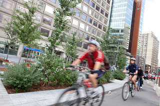 Making it easy to bike to work. | Photo by Concordia University