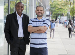 International students Sunday Azagba and Mesbah Sharaf, doctoral candidates in the Concordia Department of Economics, have examined the impact of job stress to health care costs. | Photo Concordia University