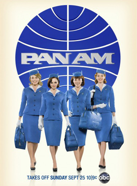 Pan Am premiered this fall on ABC with a strong female cast. From left to right: Margot Robbie, Christina Ricci, Quebec-born actor Karine Vanasse and Kelli Garner. | Photo courtesy of ABC Network