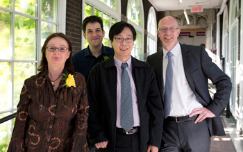 From left to right: Diane Poulin-Dubois, David Waddington (back row), Hoi Dick Ng and Graham Carr. | Photo by Concordia University