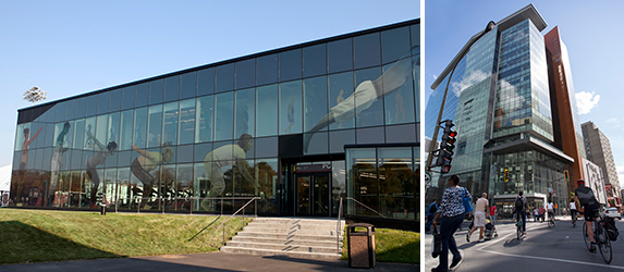 The PERFORM Centre and Molson Building were recently LEED certified. | Photos by Concordia University
