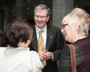 Concordia president hosts two informal events