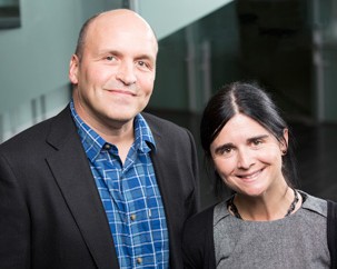 Yves Gélinas and Sophie Marcotte.