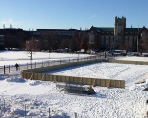 The student who made Loyola’s outdoor rink a reality