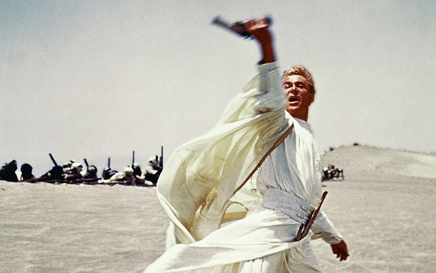 Peter O’Toole in Lawrence of Arabia