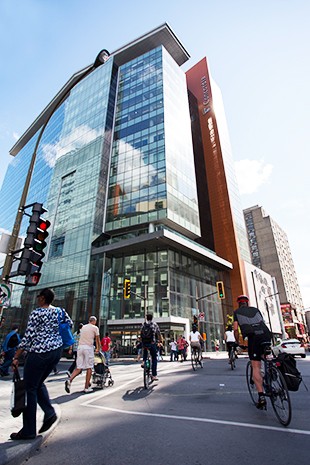 Concordia’s Sir George Williams Campus is part of a high-traffic neighbourhood
