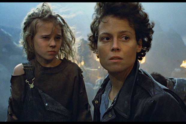 Maternal instinct: Sigourney Weaver and Carrie Henn in Aliens