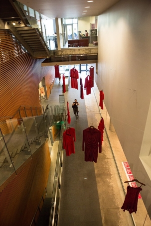 Red Dresses Installation