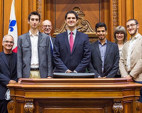 Concordia-McGill winners of global sustainability challenge honoured at Montreal City Hall 