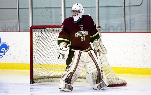 Goalie Robin Billingham is ranked third in the OUA for number of shots blocked, with 217 saves so far this season