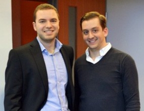 BottleBookings.com founders Steven Scalia (left) and Angelo Esposito