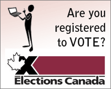 Elections Canada: are you registered to vote?