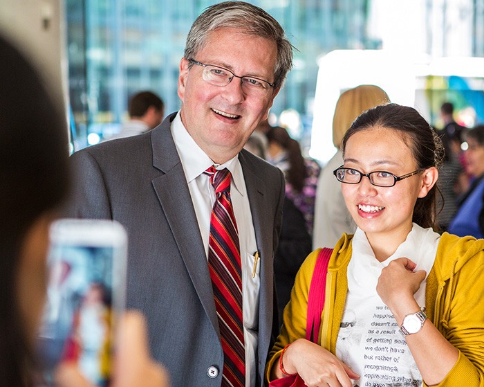 Concordia’s president hosts 2 back-to-school events