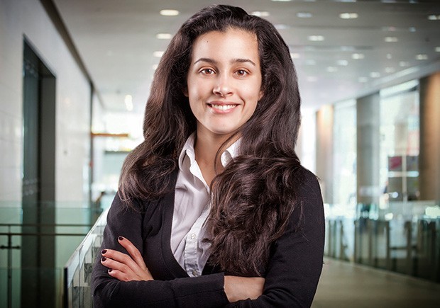 “I really wanted to apply my theories in an exciting business setting,” says Sandra Maria Nawar, a master’s candidate at Concordia who participated in the Mitacs program. | Photo by Concordia University