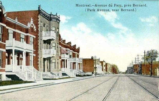 Colorized postcard, ca. 1910. BAnQ, P547S1SS1SSS1D002P1771R. | Image courtesy of Mile End Memories