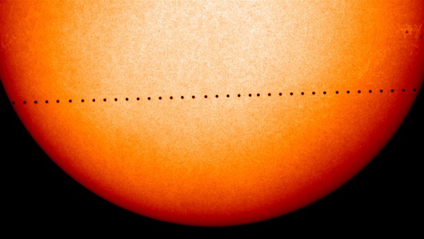 A Mercury transit is estimated to occur about 13 times every 100 years, says Mario D’Amico, part-time professor in Concordia’s Department of Physics. | Image courtesy of NASA