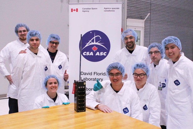 The Space Concordia team placed first at the Canadian Satellite Design Challenge.