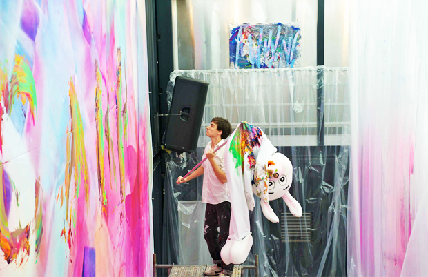 Brian Hunter uses video, interactive installations, and painting in his practice. | Image courtesy of the artist