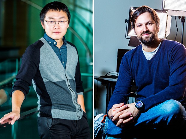 From left: Weiyi Shang and Charalambos Poullis | Photos by Concordia University