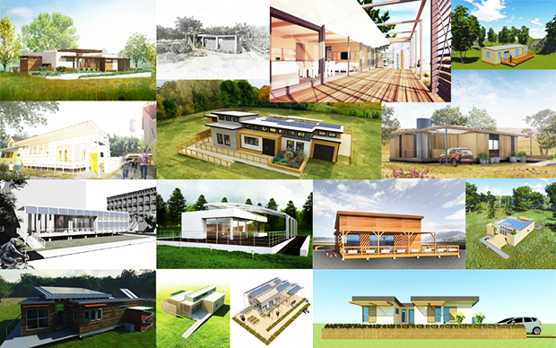 Project renderings from the 2015 Solar Decathlon | Photo courtesy of the US Energy Department