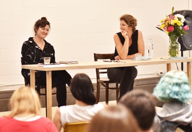 Authors Erin Wunker and Johanna Skibsrud at Off the Page. | Photos by Chalsley Taylor