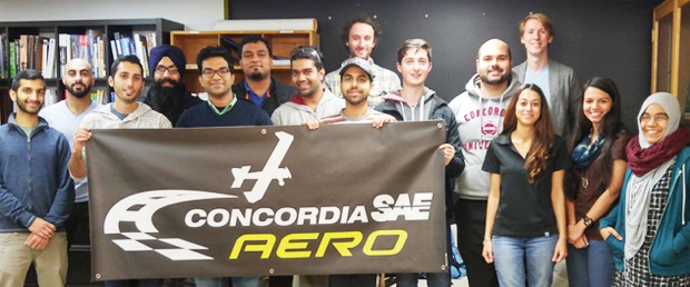 The Concordia SAE AeroDesign team.