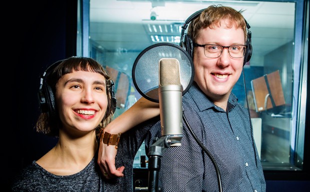Simone Lucas and Aaron Lakoff, MA students in Media Studies, are producing the second season of the Beyond Disciplines podcast.