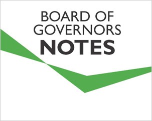 The Board of Governors approves a number of new appointments and reappointments