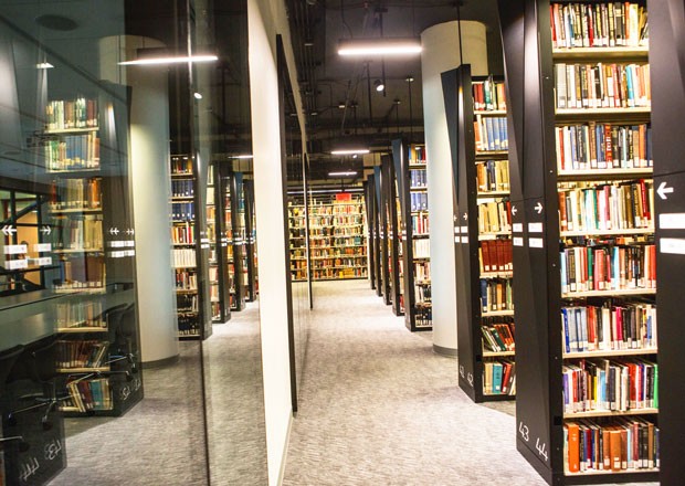 The Webster Library Transformation has increased study space and space to hold the print collection.