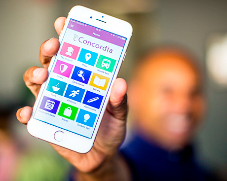 From shuttle bus schedules to student tips — it’s the new Concordia app!