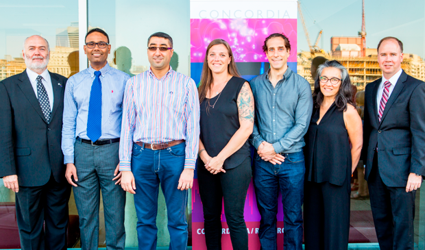 From left: Christope Guy, Saifur Rahaman, Jamal Benthar, Kristen Dunfield, Pat Forgione, Monika Kin Gagnon and Christopher Wilds. From left: Christope Guy, Saifur Rahaman, Jamal Benthar, Kristen Dunfield, Pat Forgione, Monika Kin Gagnon and Christopher Wilds.