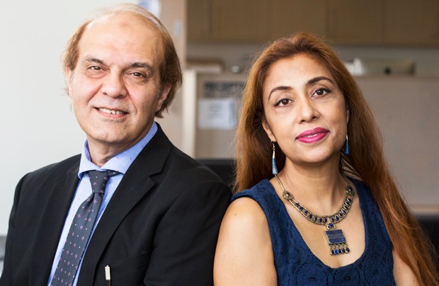 From left: M. Ayaz Naseem and Adeela Arshad-Ayaz | Photo by Concordia University
