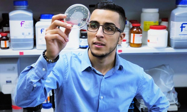 Younes Medkour, a PhD candidate in the Department of Biology