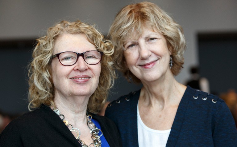 From left: Sharon Frank and Sharon Fitch